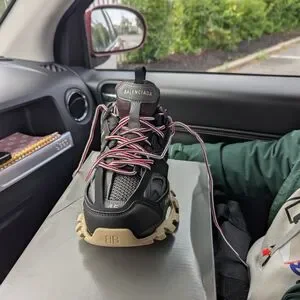 Balenciaga | Shoes | Balenciaga Black And Tan Sneakers With  display picture 2